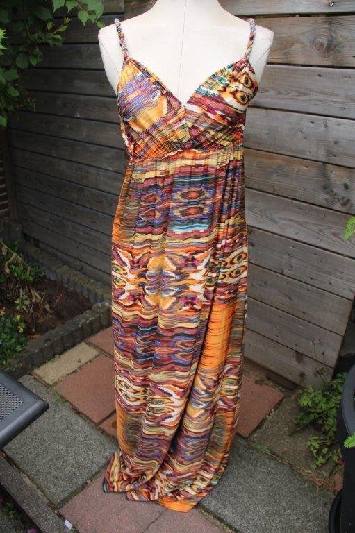 Jurk oranje Chic by Lirette mt M Vaste prijs, Maat 38/40 (M), Chic by Lirette, Oranje, Ophalen of Verzenden