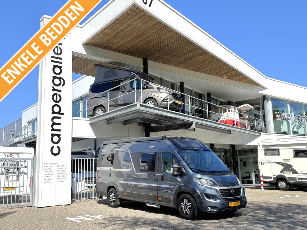 Adria Twin Supreme 640 SLB ENKELE BEDDEN MAXI CHASSIS EURO6, Koelkast, Ringverwarming, Fiat, Bedrijf