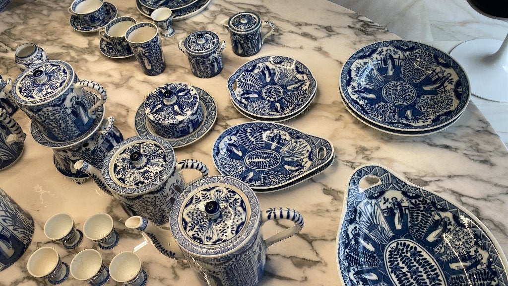 Lange Lijs ontbijt servies, Ophalen