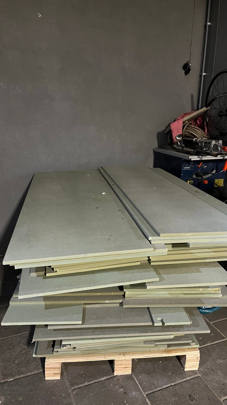 Grote groene platen ( niet gebruikt ), Doe-het-zelf en Verbouw, Ophalen, Zo goed als nieuw, Overige materialen, 100 mm of meer