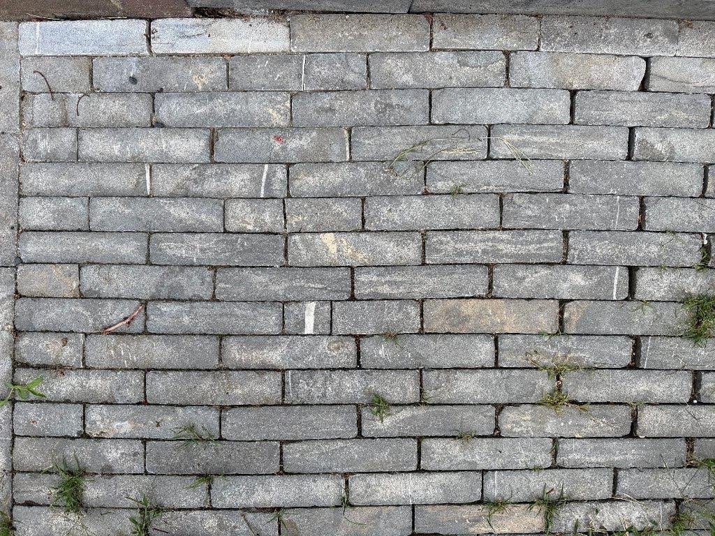 Viernamese Waaltjes, Blauwsteen, 20x5x6 cm, Ophalen, Gebruikt, Klinkers, 5 tot 10 m²