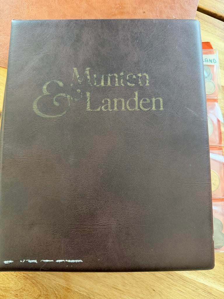 Munten & Landen ABN verzamelmap uit ca. 1980, Ophalen, Setje