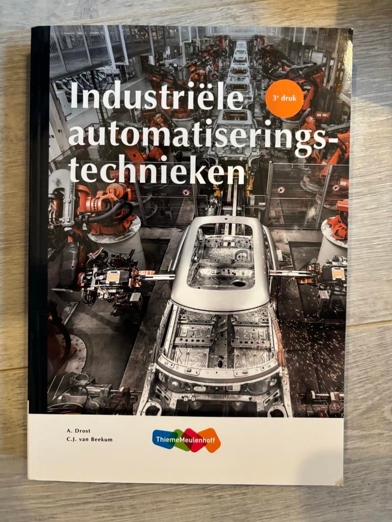 Industriële automatiseringstechnieken - 3e druk, Ophalen of Verzenden, Zo goed als nieuw, Elektrotechniek