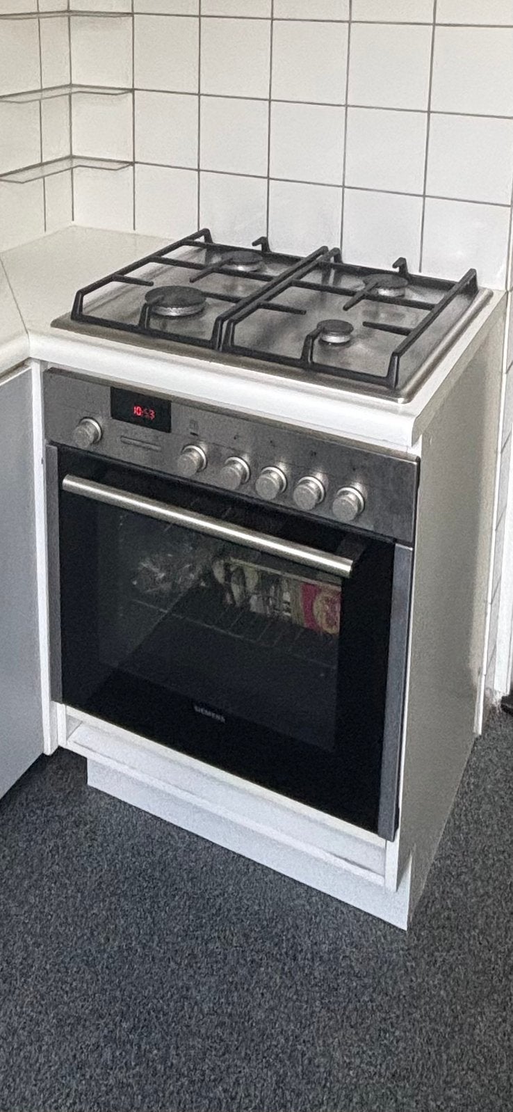 Siemens inbouw oven (60x60cm), Witgoed en Apparatuur, Ophalen, Gebruikt, Siemens, Heteluchtoven