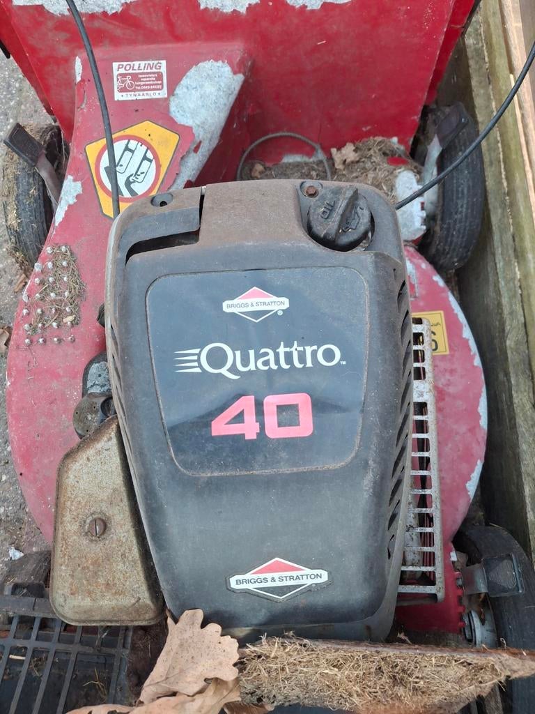 Briggs & Stratton Quattro 40 Benzine Grasmaaier, Tuin en Terras, Ophalen of Verzenden, Gebruikt, Benzine-grasmaaier, Briggs & Stratton
