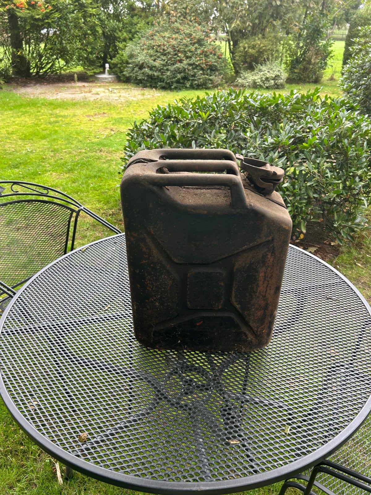 Originele Britse WOII Jerrycan 1943 – War Department – 20L, Verzamelen, Ophalen of Verzenden, Landmacht, Engeland, Overige typen
