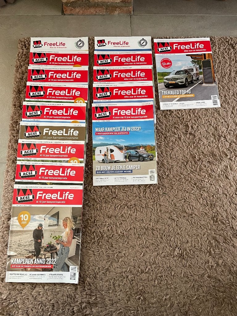Collectie ACSI freelife bladen, Ophalen of Verzenden, Zo goed als nieuw, Overige onderwerpen