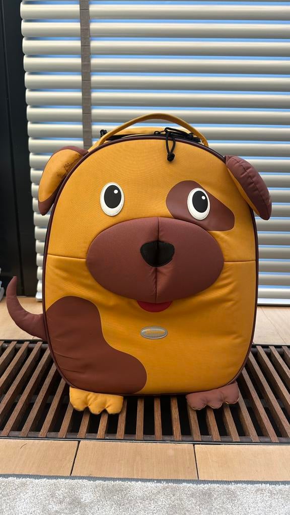 Samsonite Kinderkoffer Hond - Ideaal voor Reizen, Sieraden, Tassen en Uiterlijk, 40 tot 60 cm, Gebruikt, 20 tot 30 cm, Bruin