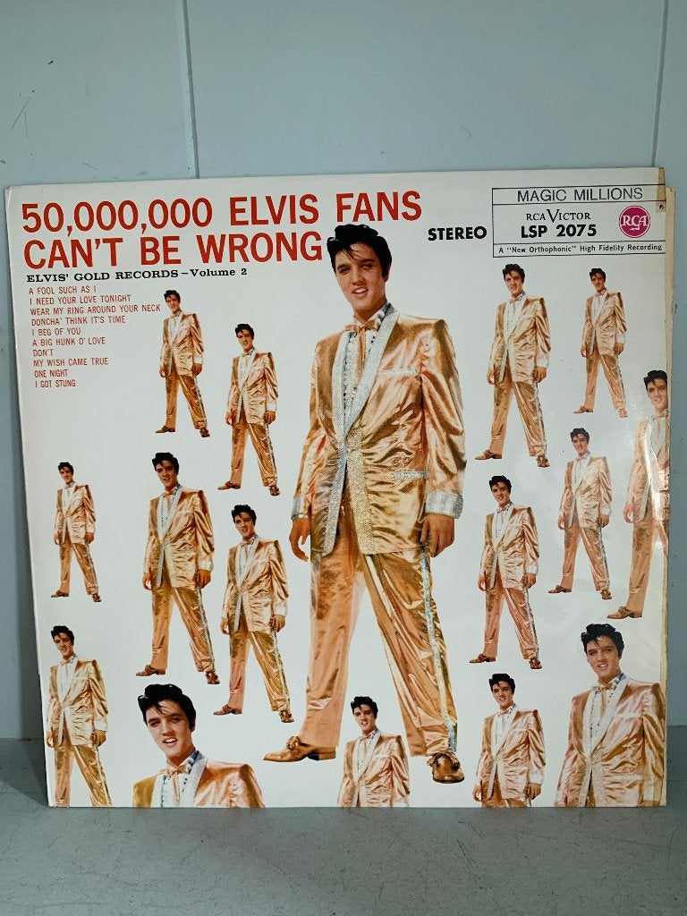 Elvis Presley - 50,000,000 Elvis Fans Can't Be Wrong LP, LP, Rock, Originele persing, Ophalen of Verzenden
