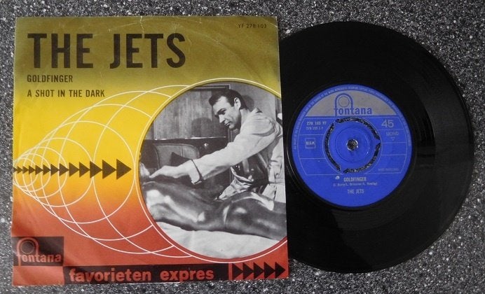 The Jets - goldfinger (NL 1965) (vanaf € 8,50), Filmmuziek en Soundtracks, 7 inch, Ophalen of Verzenden, Zo goed als nieuw