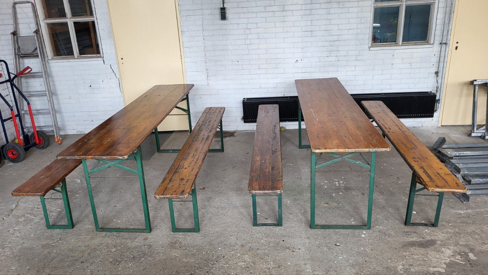 Picknick tafel biertafel picknicktafel, Tuin en Terras, Picknicktafels, Ophalen, Gebruikt, Inklapbaar, Rechthoekig