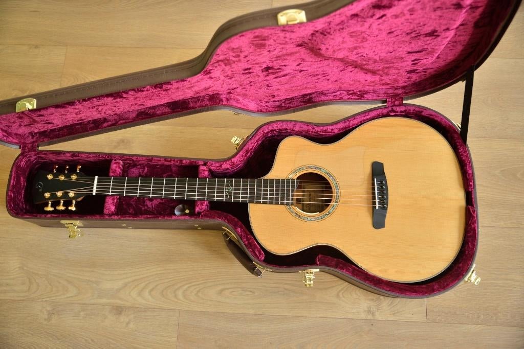 Dowina Cocobolo III GACE DS Grand Auditorium, als nieuw, Ophalen, Zo goed als nieuw, Western- of Steelstringgitaar, Met koffer