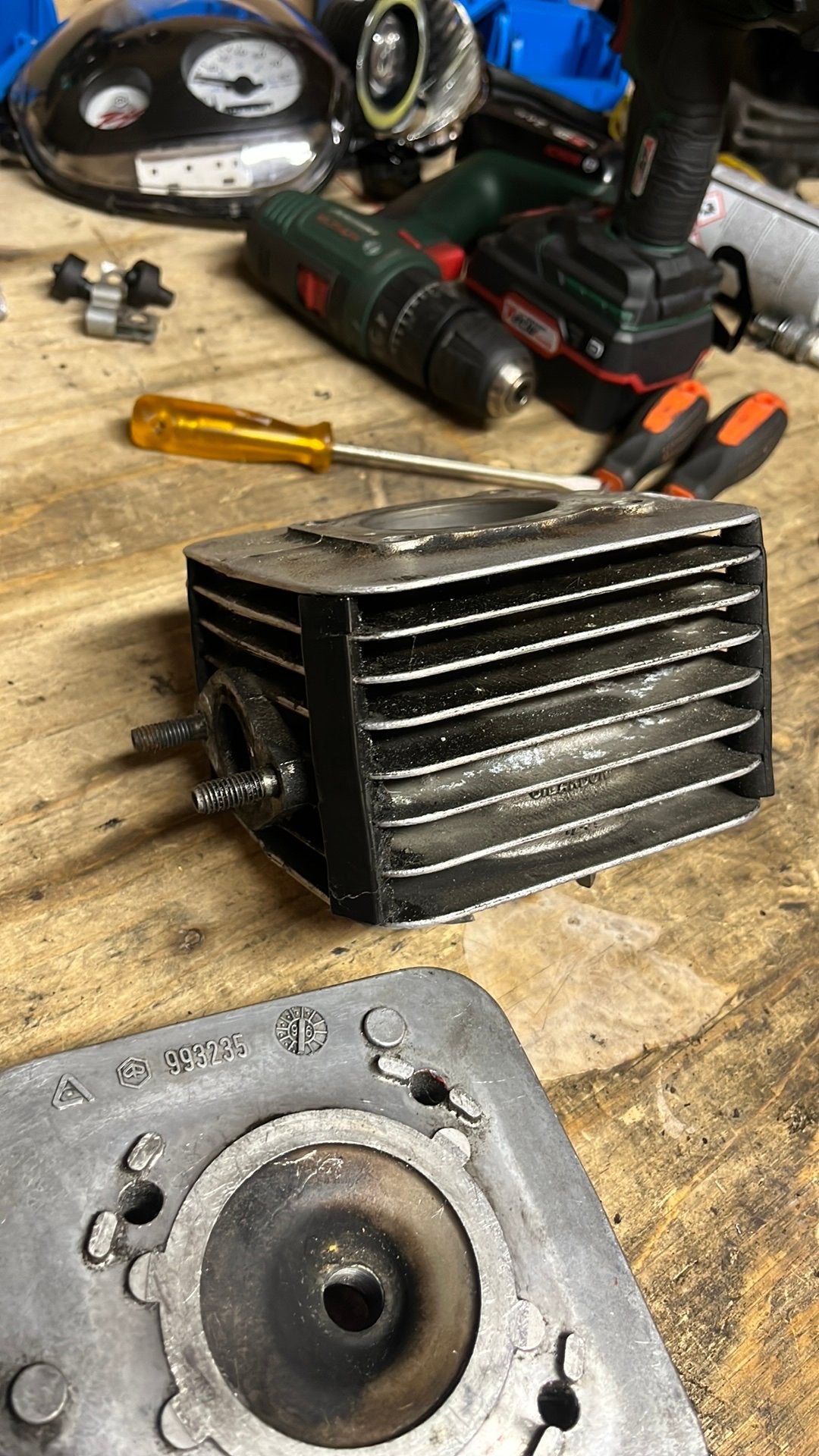 125cc cilinder, Ophalen of Verzenden, Zo goed als nieuw, Cilinder