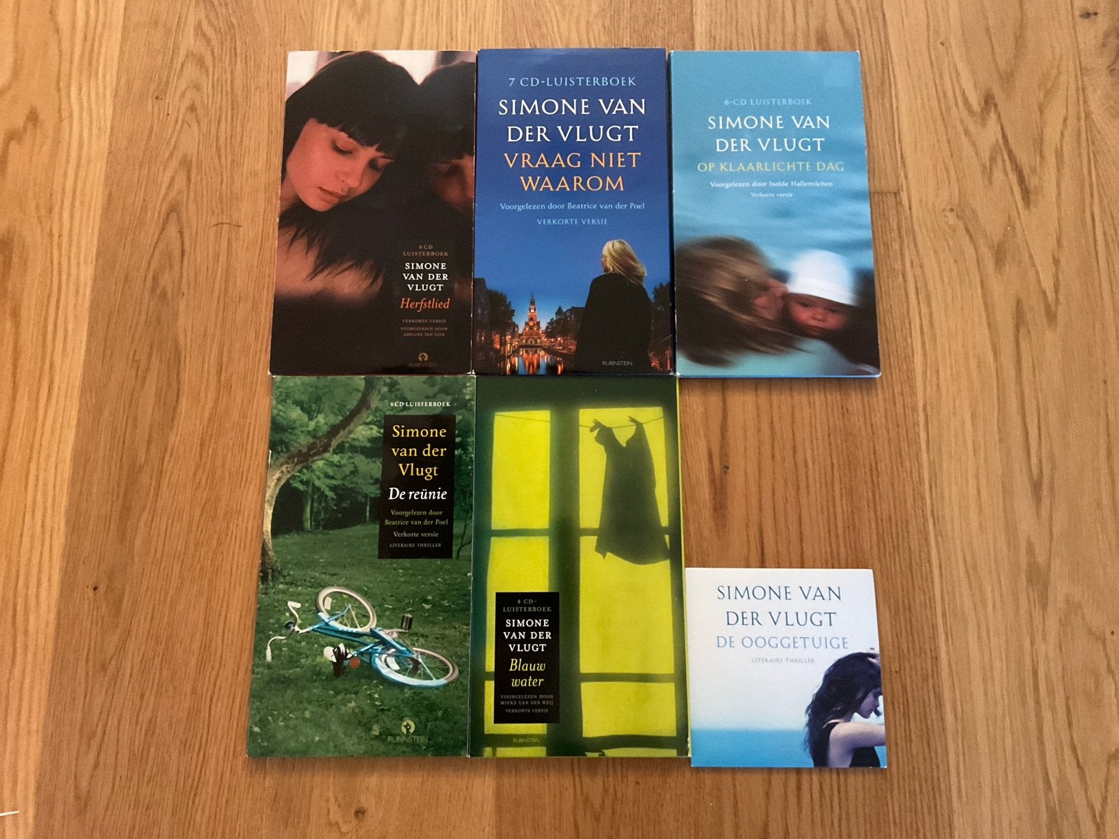 Simone van der Vlugt Luisterboeken CD's - 6 stuks, Boeken, Luisterboeken, Ophalen, Cd, Volwassene