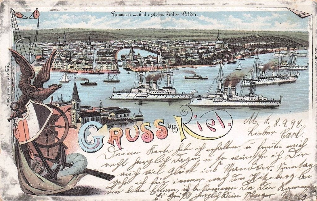 702-115-039 Kiel, Verzenden, Voor 1920, Duitsland