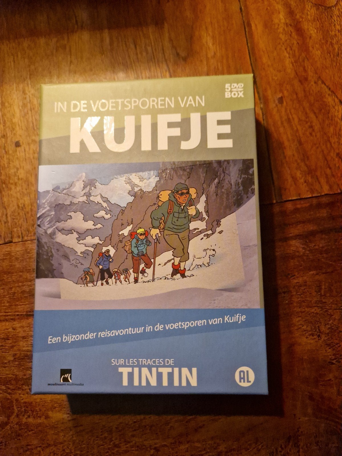 In de voetsporen van Kuifje - 5 DVD Boxset, Cd's en Dvd's, Dvd's | Tekenfilms en Animatie, Alle leeftijden, Ophalen of Verzenden