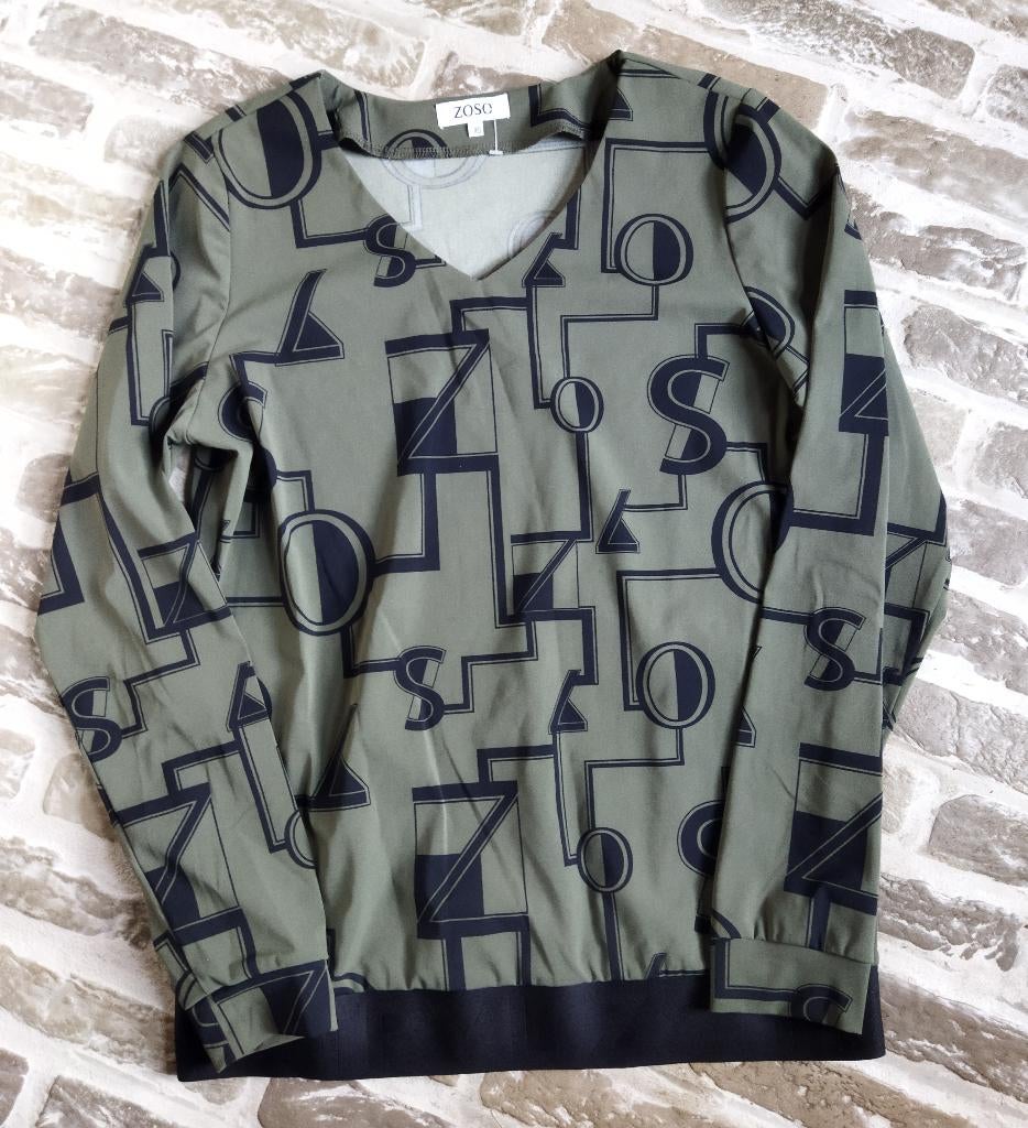 Nieuw: Tuniek Travelstof Zoso Maat XS, Nieuw, Ophalen of Verzenden, Maat 34 (XS) of kleiner, Groen