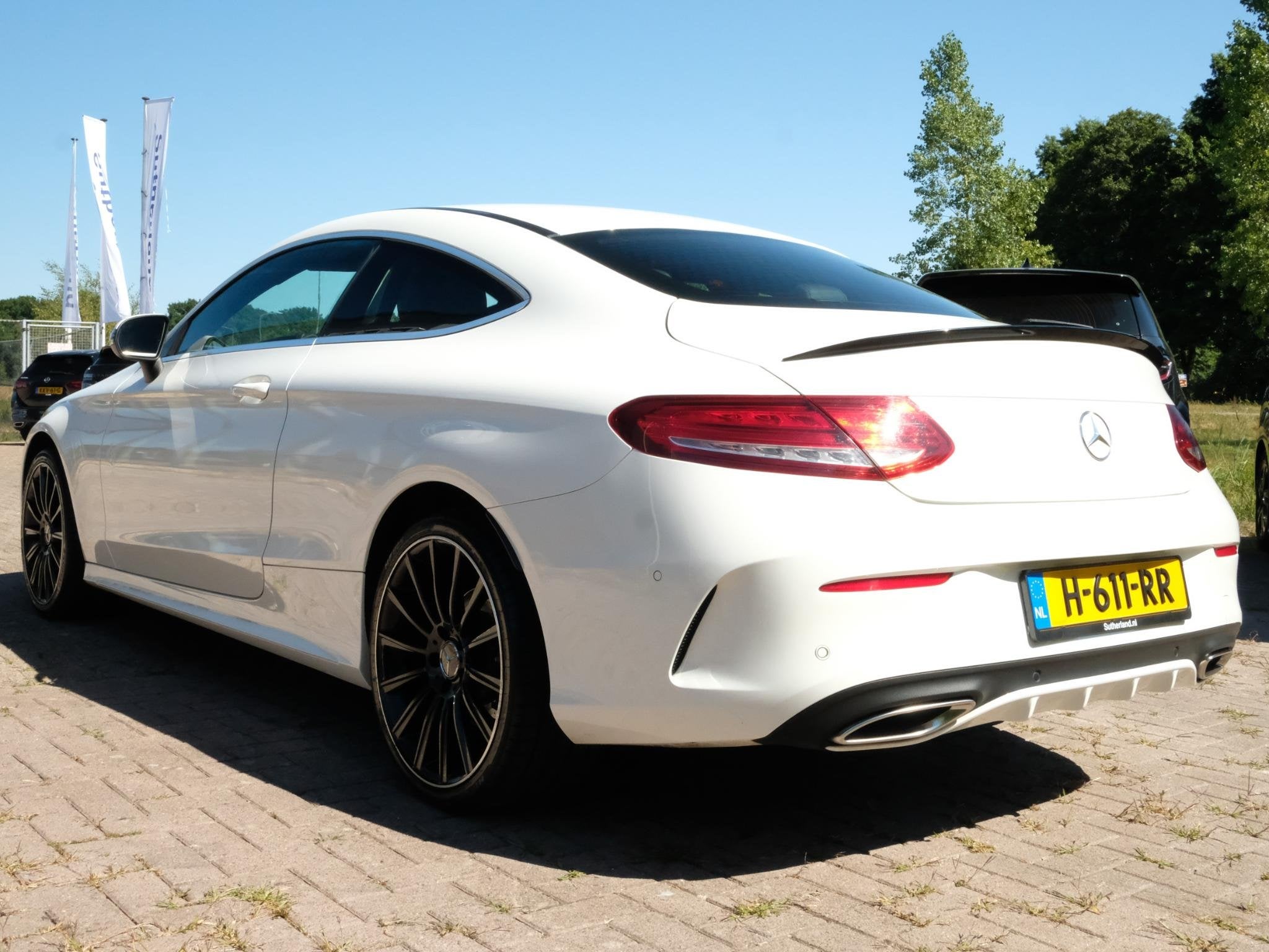 Mercedes-Benz C-klasse Coupé 180 Edition 1 AMG 156 PK | Sto, Auto's, Automaat, Achterwielaandrijving, 4 stoelen, Wit