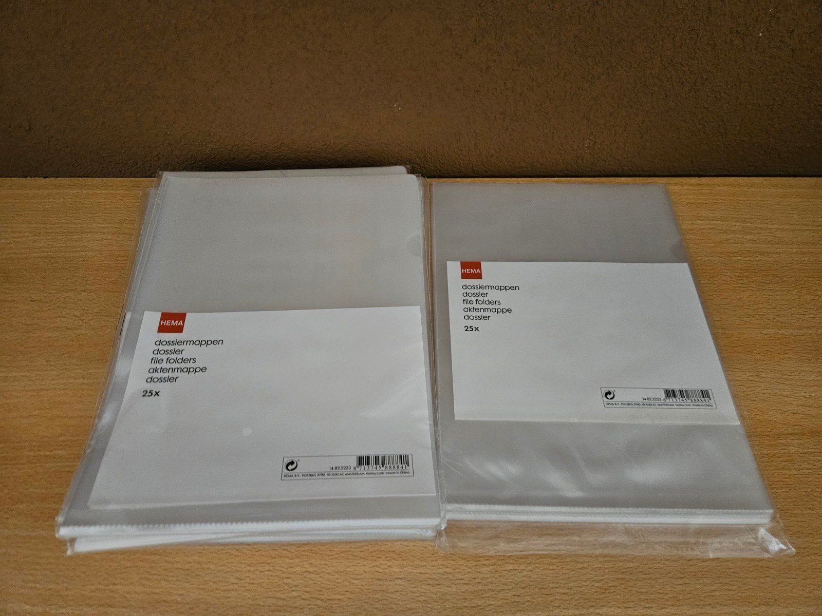 NIEUW 220 Hema dossiermappen L-insteek hoesjes mappen

8x ge, Ophalen of Verzenden, Nieuw