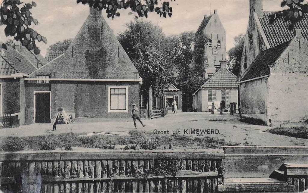 702-338-005 Groet Uit Kimswerd, Verzenden, Voor 1920, Friesland