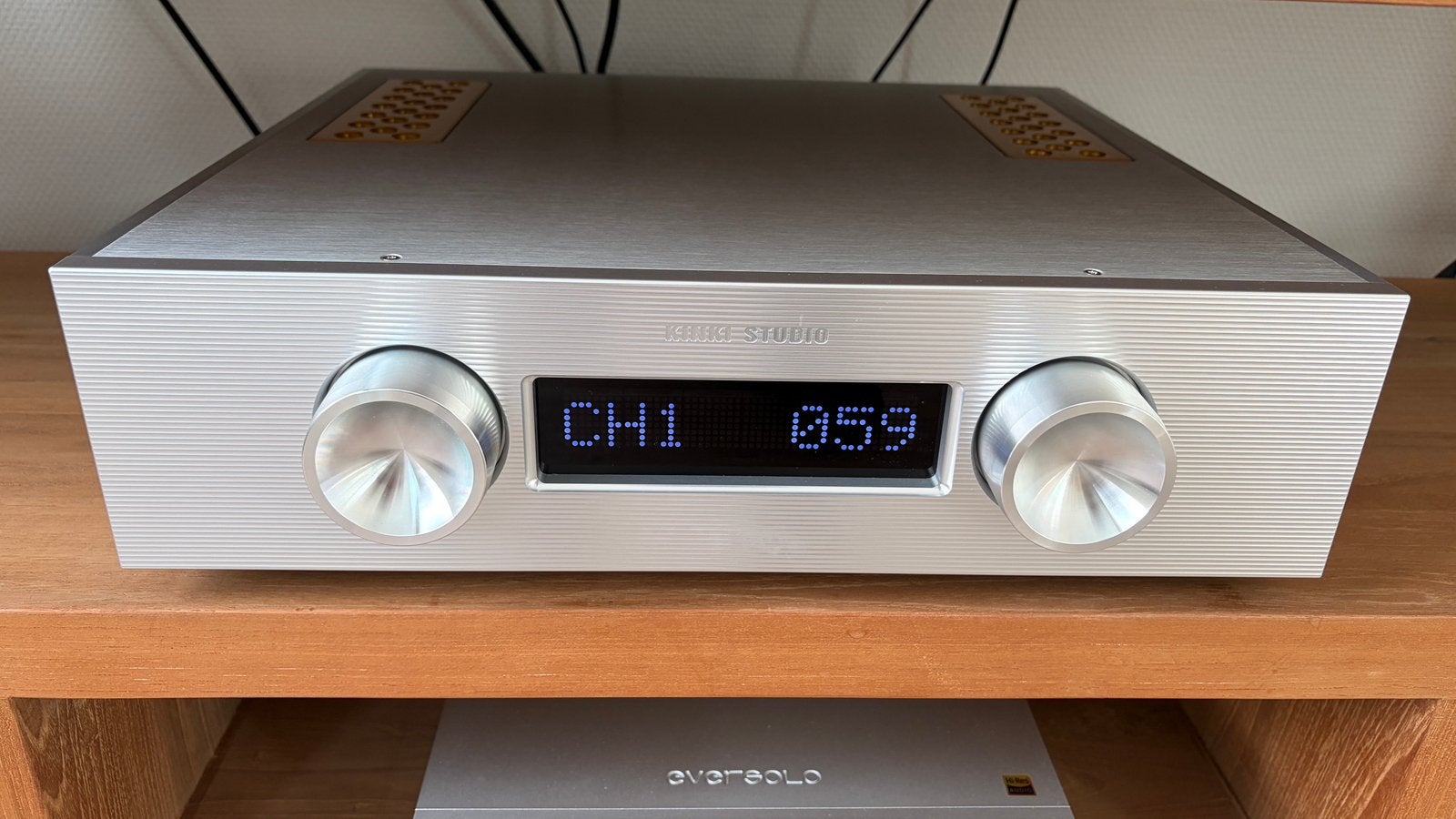 Kinki Studio EX-M1+ geïntegreerde versterker, Zo goed als nieuw, 120 watt of meer, Stereo, Ophalen