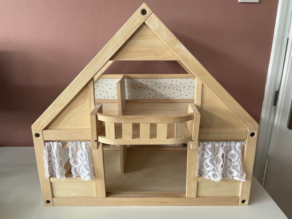 Plantoys Poppenhuis met accessoires, Ophalen, Gebruikt, Poppenhuis