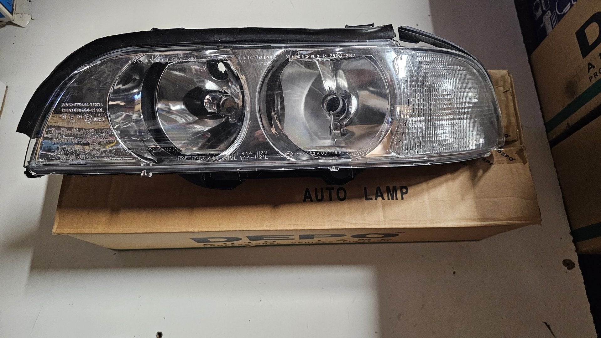 Koplamp links H7 HB3 Depo wit knipperlicht  BMW 5 serie E39, Auto-onderdelen, Verlichting, Gebruikt, -, -, Ophalen of Verzenden