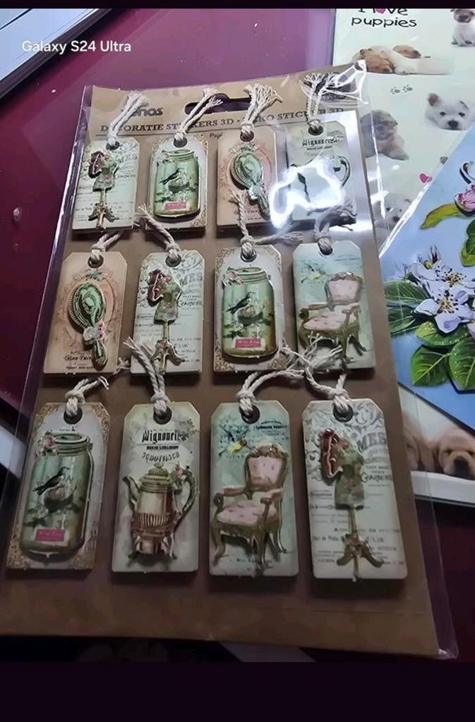 7 pakjes verschillende stickers  ook 3D, Ophalen of Verzenden, Nieuw