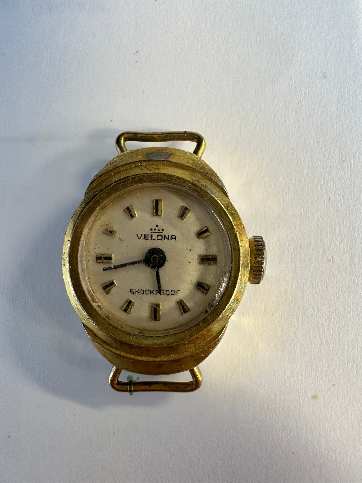 Velona Vintage Horloge - Verguld Polshorloge, Overige merken, Overige materialen, Polshorloge, Verguld