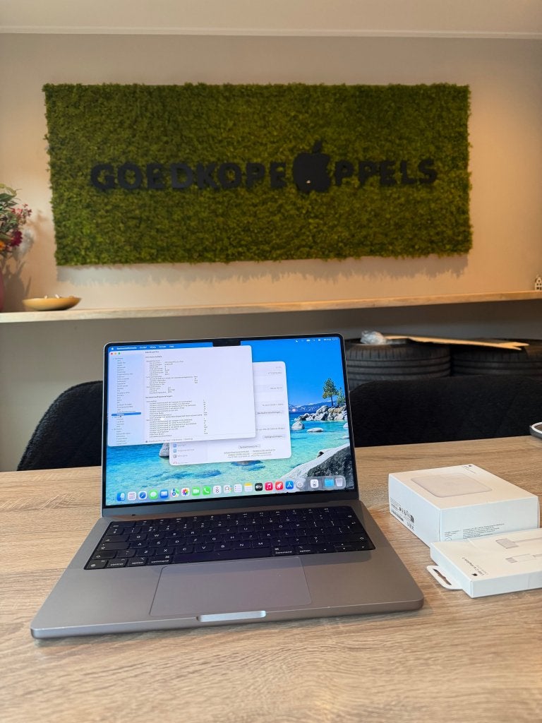 MacBook Pro 14 inch m1 16GB 512GB Space Grey, Cupertino California, Support@apple.com, Ophalen, MacBook Pro