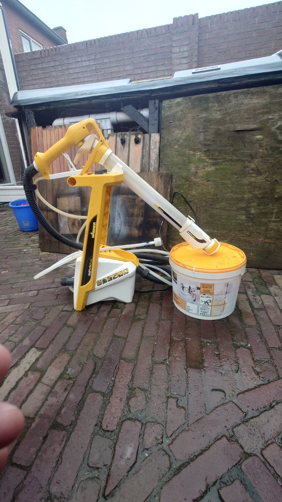 Wagner WallPerfect W923E Verfspuit, Ophalen, Gebruikt, Verfspuit of Verfpomp
