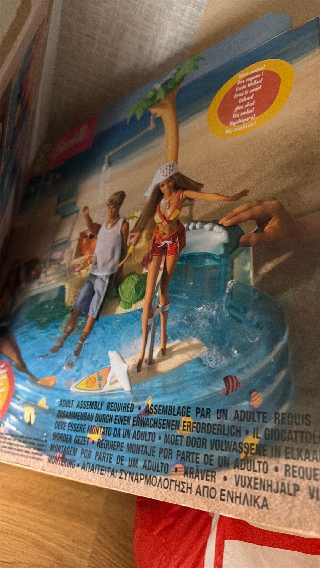 Barbie Californië girl beach pool compleet in doos, Ophalen, Zo goed als nieuw, Pop