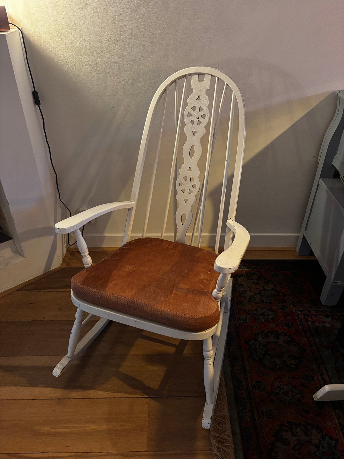 Super mooie vintage schommelstoel, Antiek en Kunst, Ophalen of Verzenden