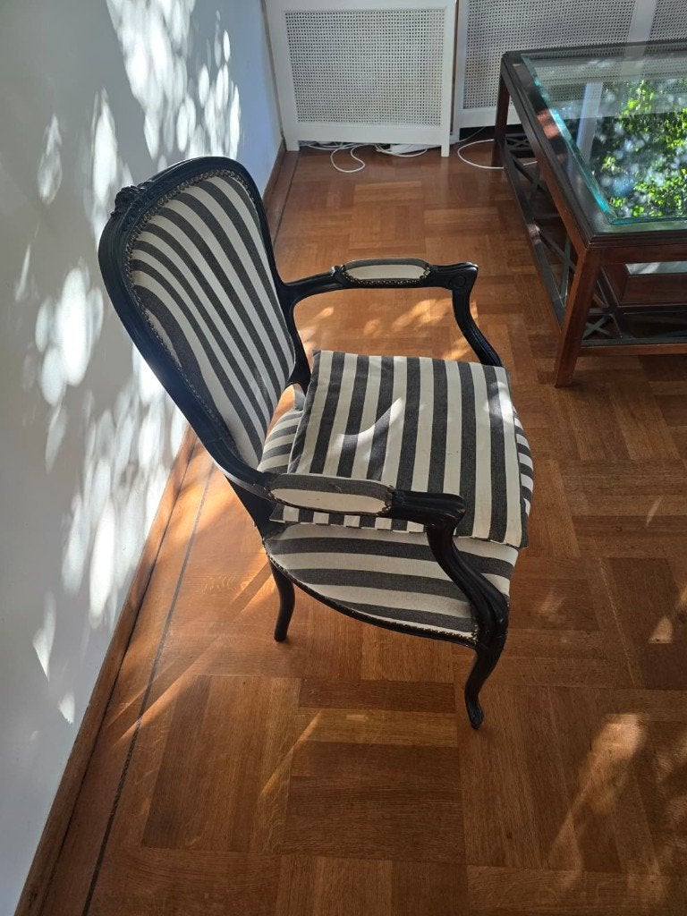 Fauteuil, Hout, Gebruikt, 75 tot 100 cm, 50 tot 75 cm