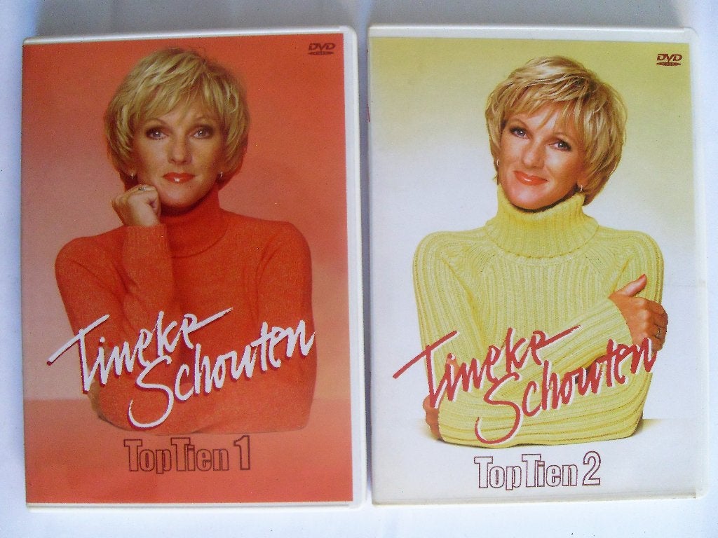 Tineke Schouten - Top Tien - deel 1 & 2 (originele dvd's), Tineke Schouten, Alle leeftijden, Ophalen of Verzenden, Nederlands
