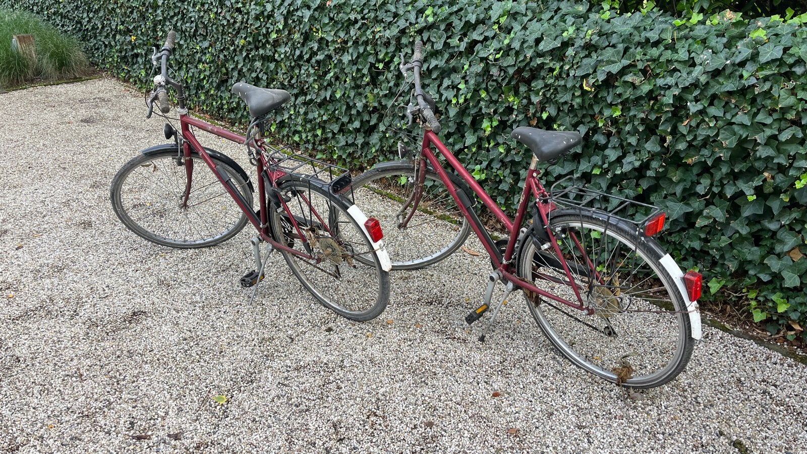 Heren- en damesfiets - Opknappertjes (2 voor de prijs van 1), Gebruikt, Velgrem, Versnellingen, 50 tot 53 cm