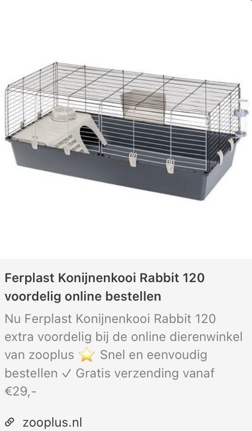 Konijnen hok (cavias) en toebehoren, Dieren en Toebehoren, Ophalen, Gebruikt, Overige typen