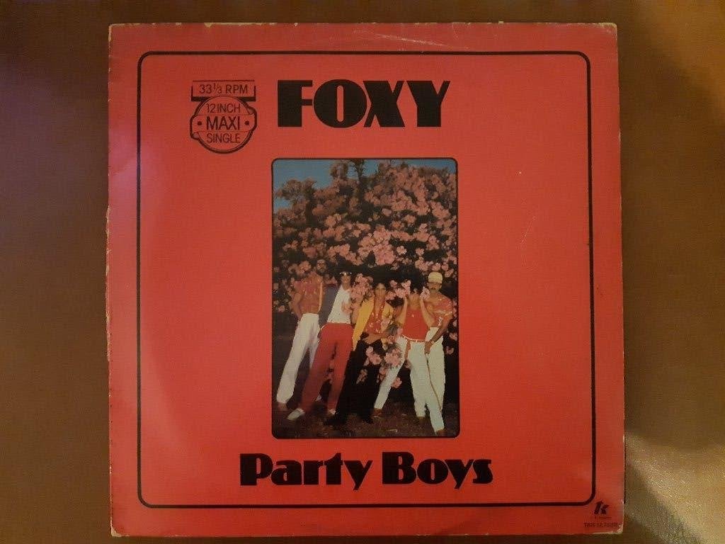 Foxy - Party Boys (Maxi Single) Disco, Gebruikt, Inclusief binnenhoes, Ophalen of Verzenden, Pop
