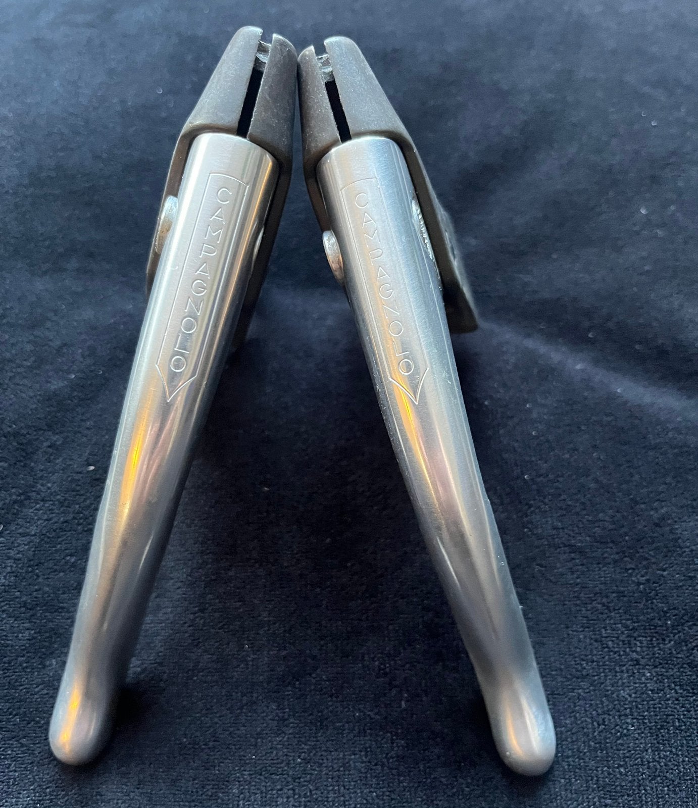 Campagnolo Record remgrepen zonder rubbers NOS, Remmen, Nieuw, Ophalen of Verzenden, Aluminium