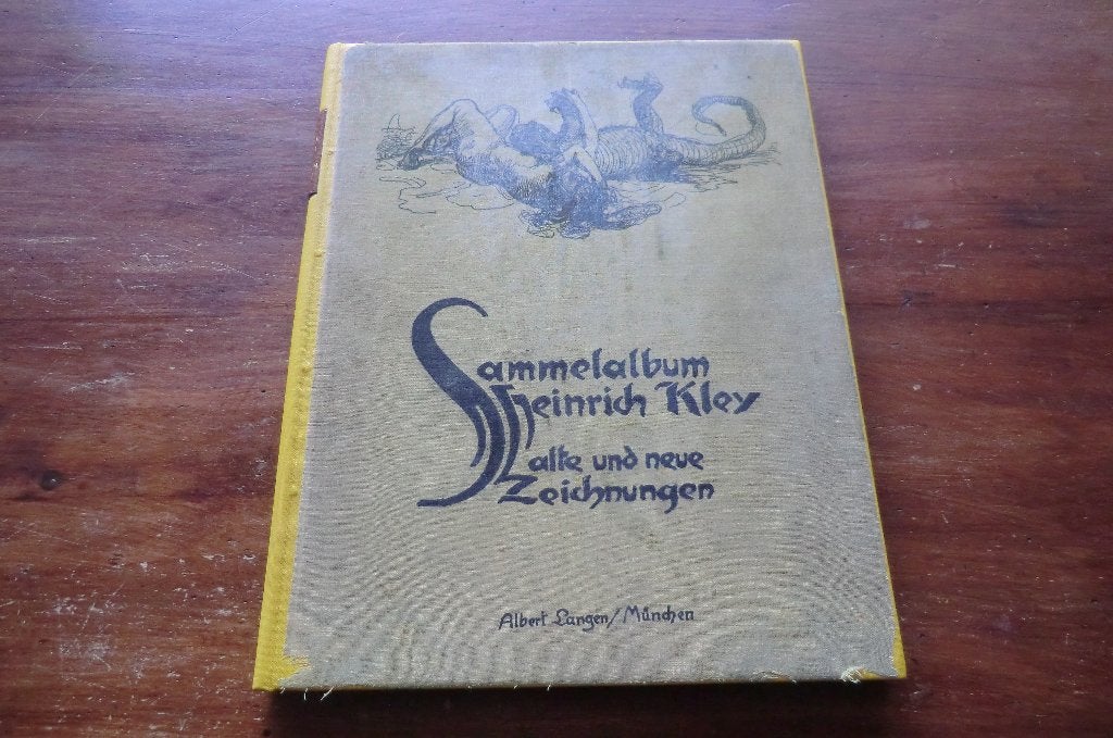 boek - Heinrich Kley - Sammelalbum - uit 1923, Ophalen of Verzenden, Gelezen, Schilder- en Tekenkunst