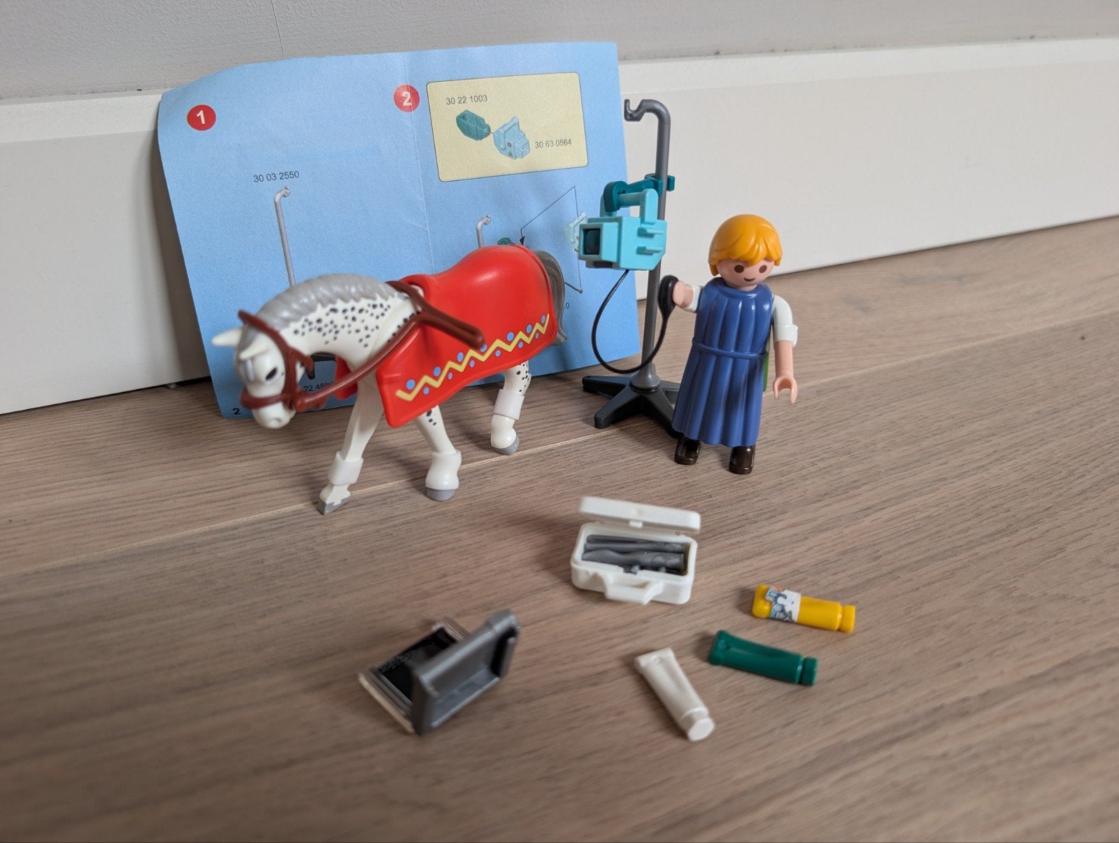 Playmobil 5533 röntgenapparaat paarden, Ophalen of Verzenden