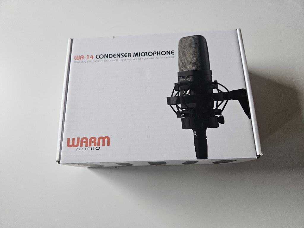 Warm Audio WA-14 Condenser Microphone, Muziek en Instrumenten, Microfoons, Ophalen of Verzenden, Zo goed als nieuw, Studiomicrofoon