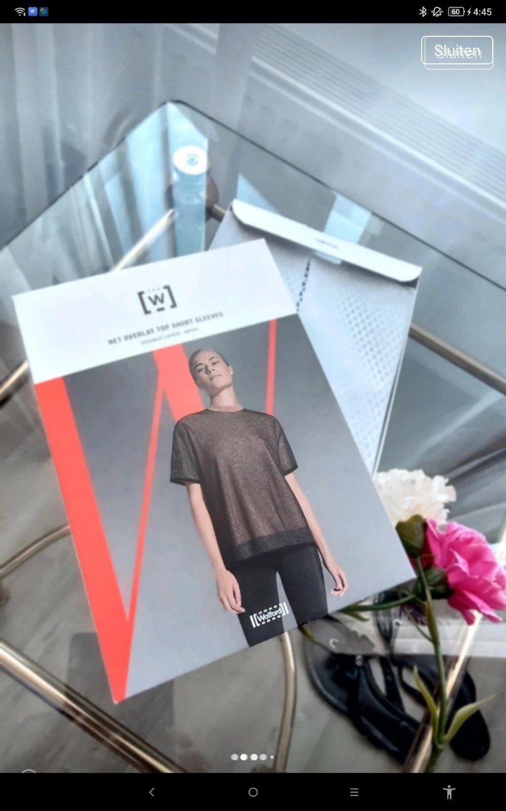 Wolford Net Overlap Top Short Sleeves - Nieuw met kaartjes, Kleding | Dames, Wit, Nieuw, Ophalen of Verzenden, Wolford
