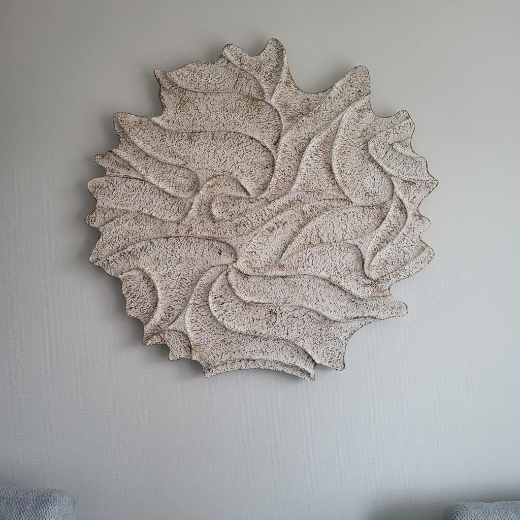 Wanddecoratie, Ophalen, Zo goed als nieuw, Beige, Hout
