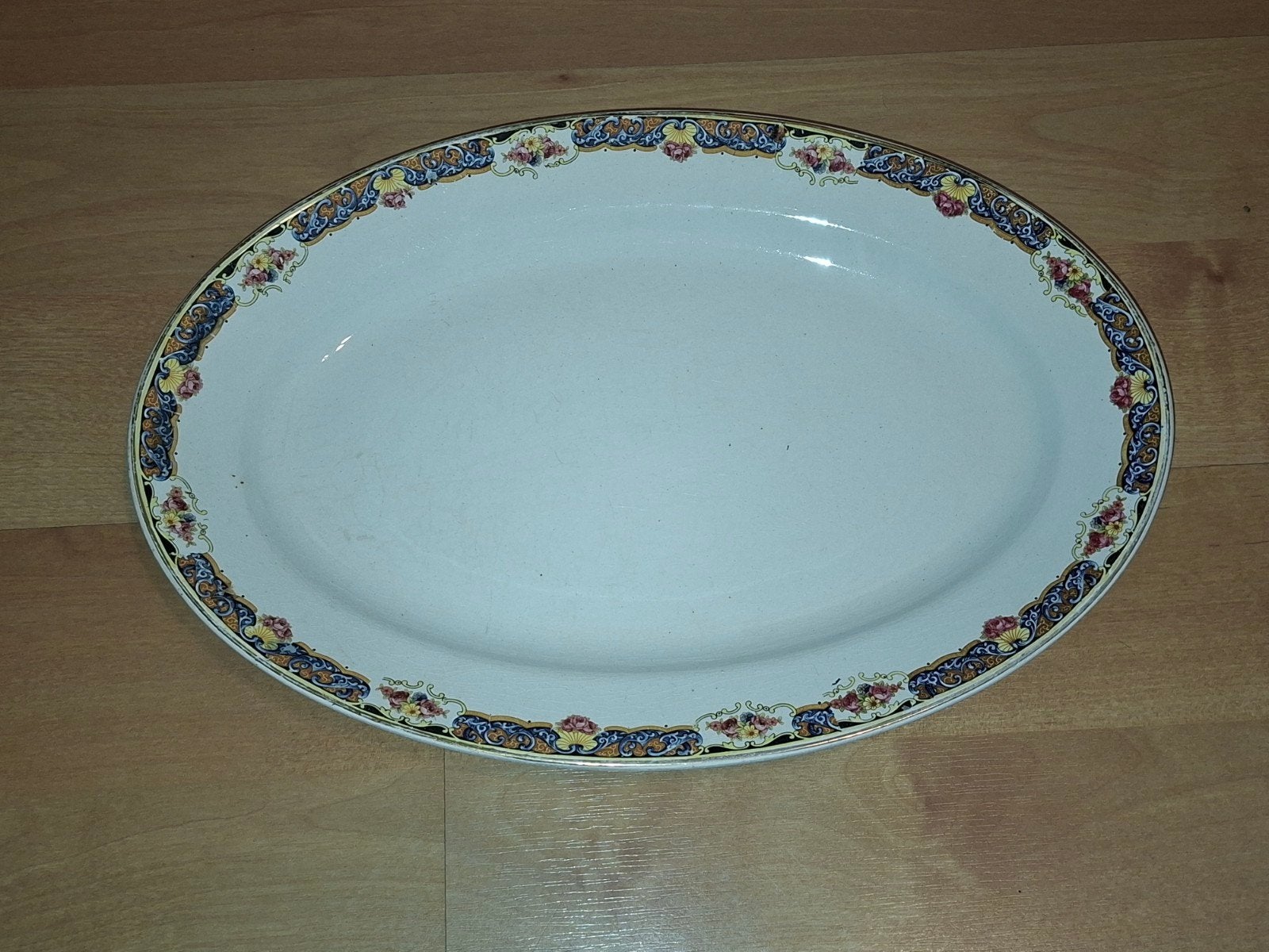 Antieke ovale schaal Petrus Ragout Holland, Antiek en Kunst, Antiek | Keramiek en Aardewerk, Ophalen of Verzenden