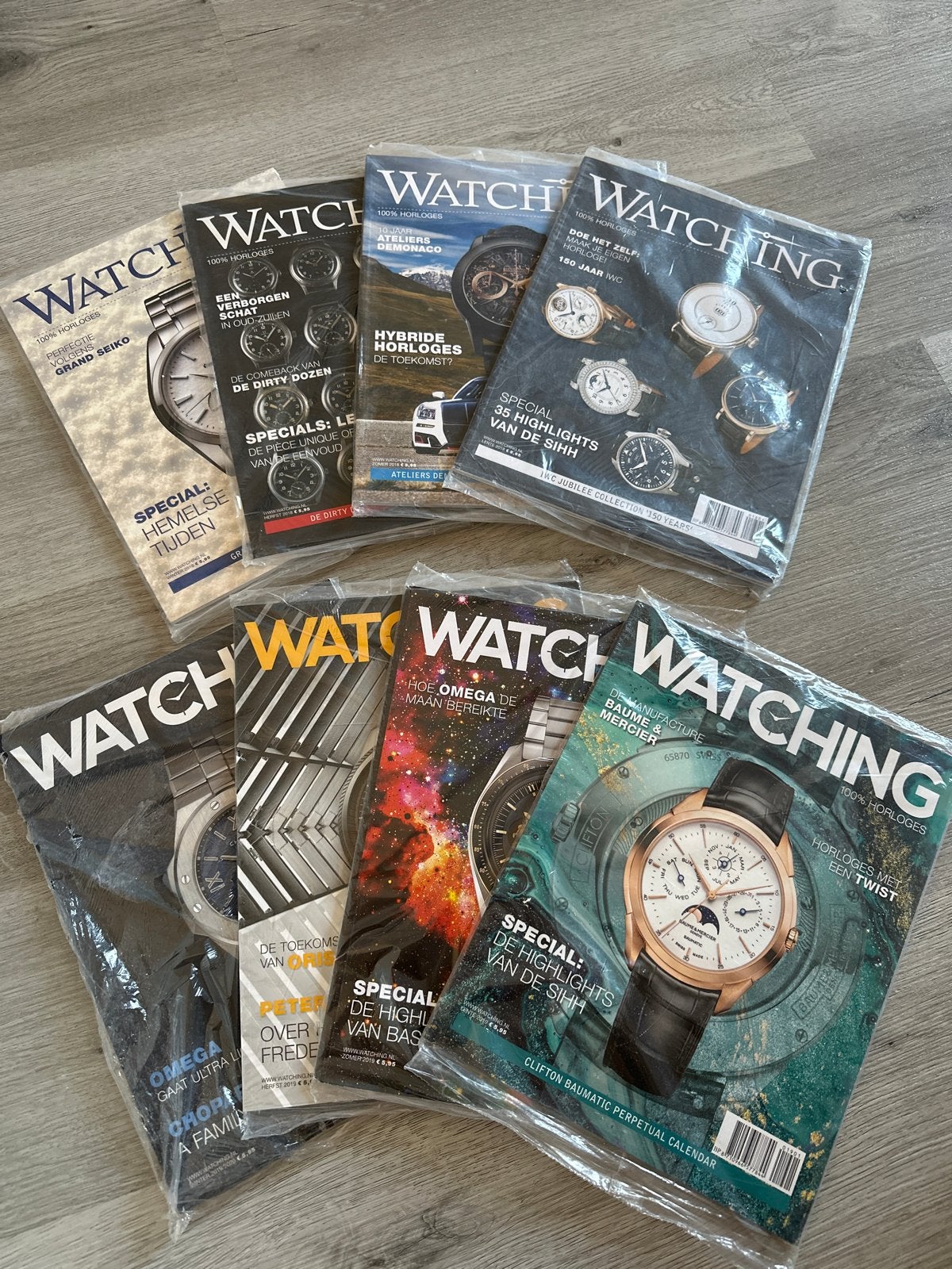 WATCHING Magazine; jaargang 2018 en 2019, Ophalen of Verzenden, Nieuw, Overige typen