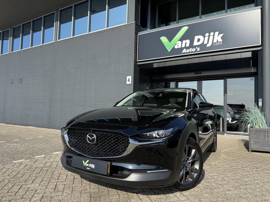 Mazda CX-30 2.0 e-SkyActiv-X M Hybrid 187Pk Navi 360Camera B, Auto's, Mazda, Stof, Zwart, Zwart, Origineel Nederlands