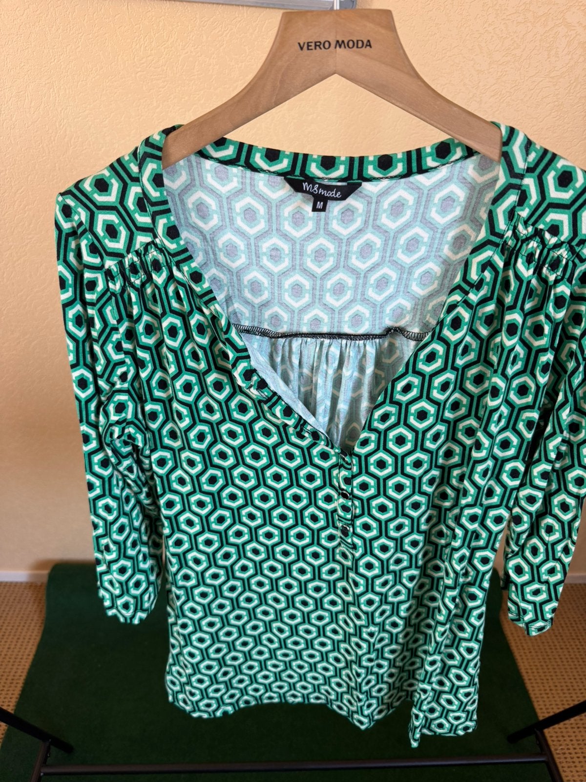 Blouse Ms mode, Maat 38/40 (M), Verzenden, Lange mouw, Gedragen