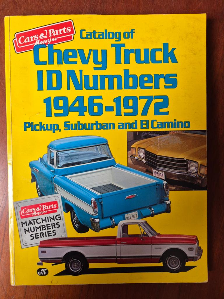 Chevy Truck ID Nummers 1946-1972 Pickup Suburban El Camino, Ophalen of Verzenden, Gelezen, Chevrolet, Cars & Parts Magazine