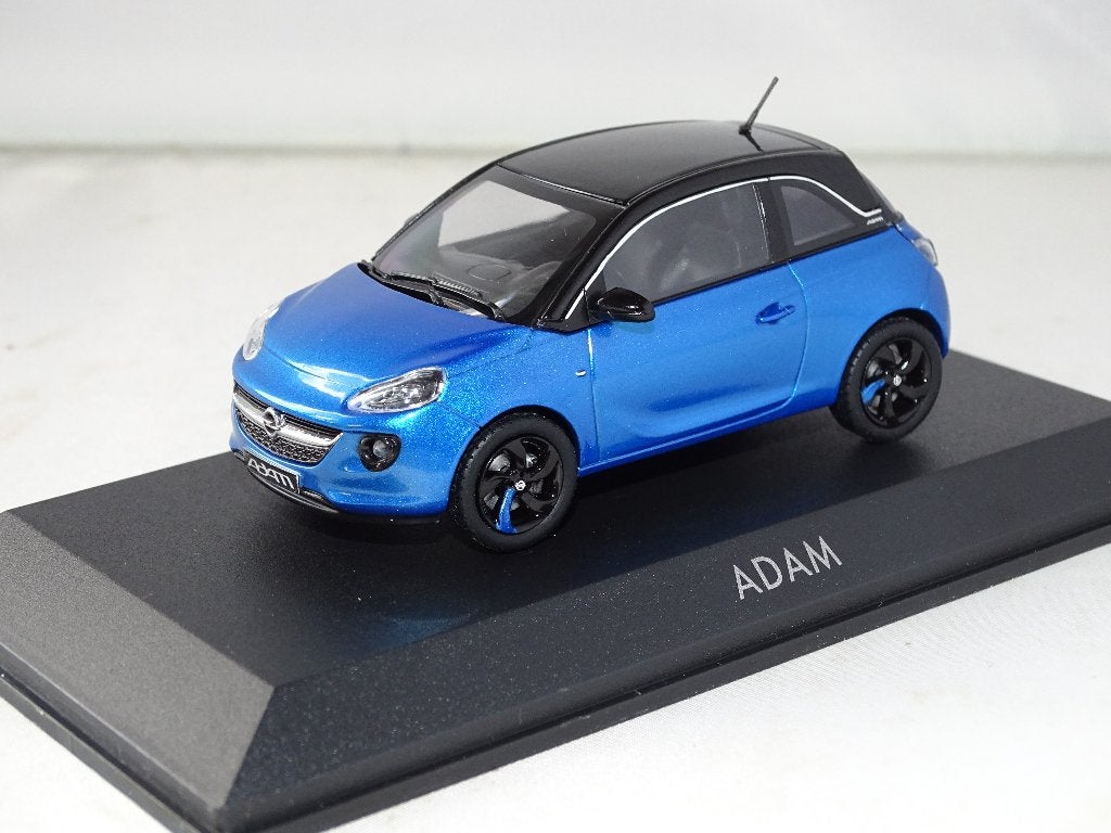 1/43 Opelcolletion Opel Adam  blauw, Ophalen of Verzenden, Nieuw, Auto, Overige merken